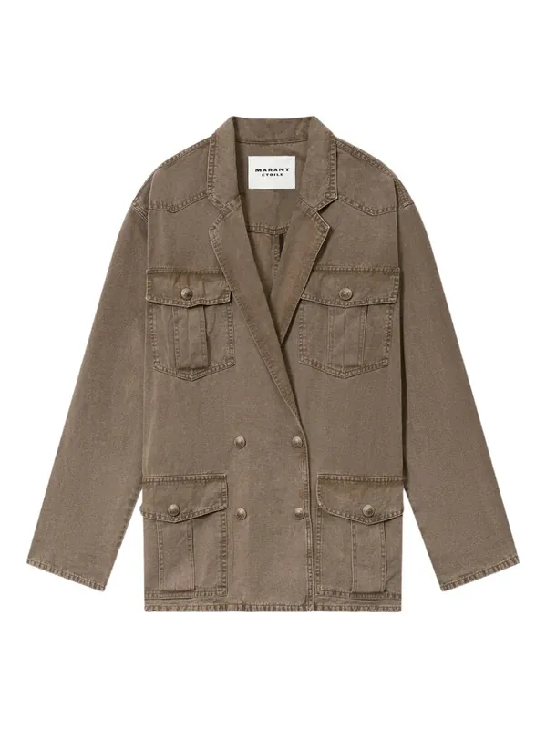 Nevala Cotton And Linen Workwear Jacket - Isabel Marant ÉToile