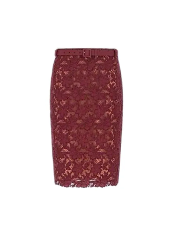 Lace Midi Skirt - Self-Portrait