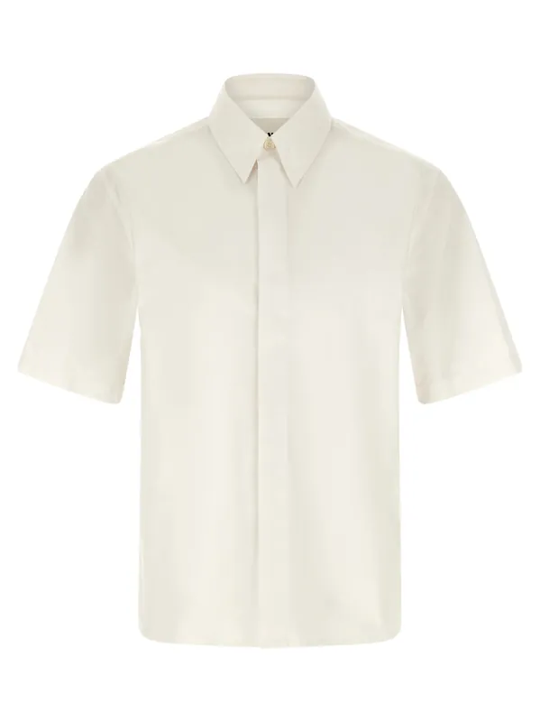 Logo Embroidery Shirt Shirt And Blouse White - Jil Sander