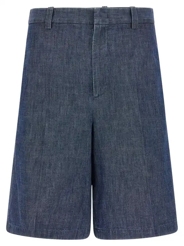 210 Bermuda And Short Blue - Jil Sander