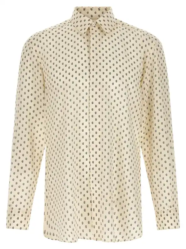 Paisley Print Shirt Shirt And Blouse Beige - Tom Ford