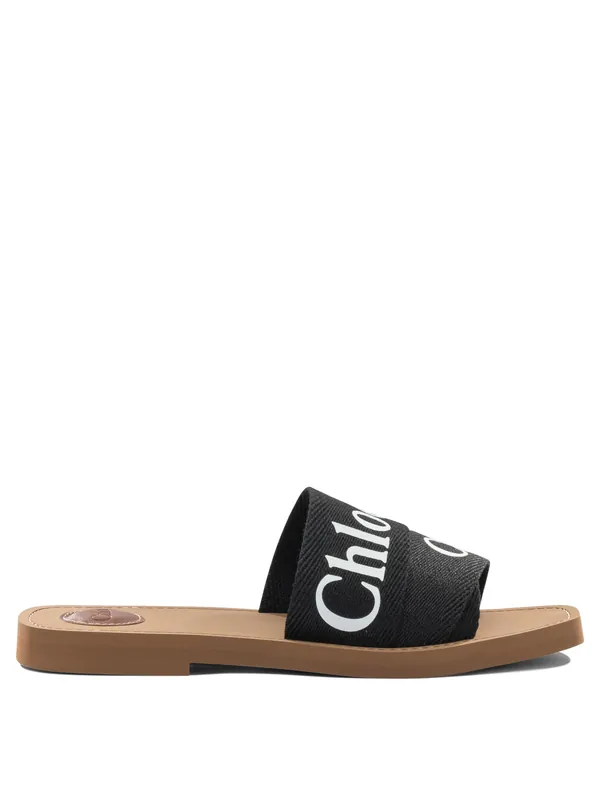 Woody Sandals Black - Chloé