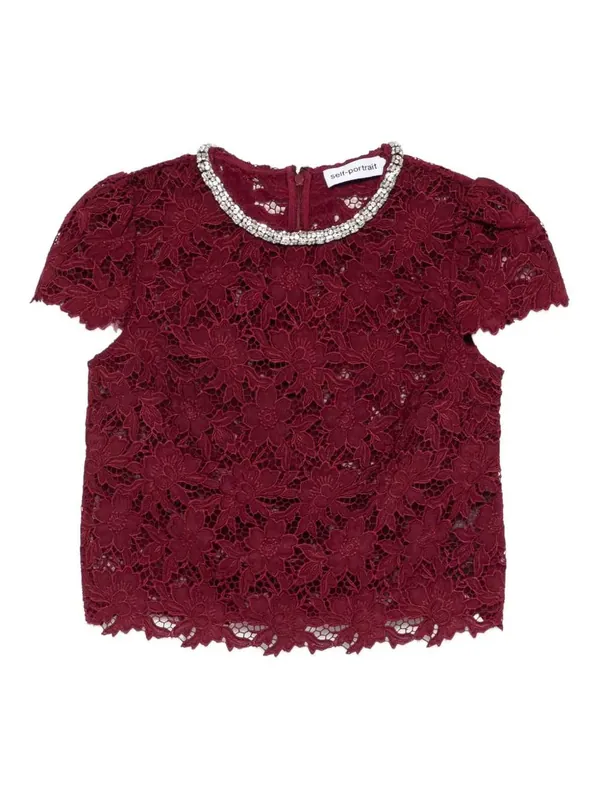 Embellished Blouse - Self-Portrait