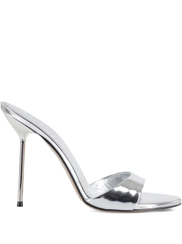 Lidia Leather Mules - Paris Texas