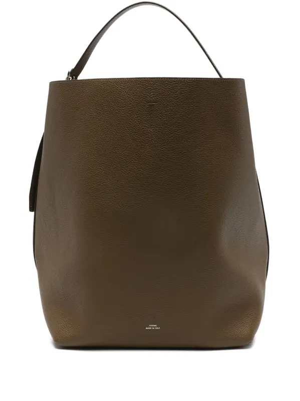 Leather Belted Tote Bag - Toteme