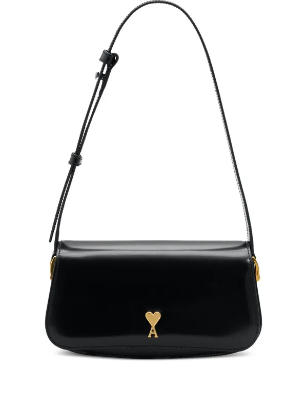 Paris Paris Leather Shoulder Bag - Ami Paris