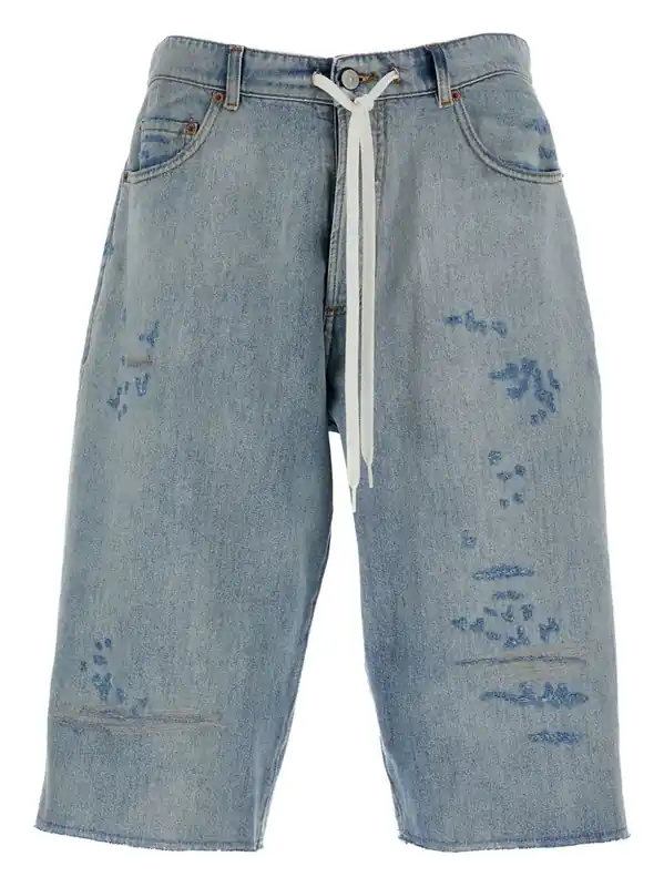 Denim Cotton Shorts - MM6 Maison Margiela