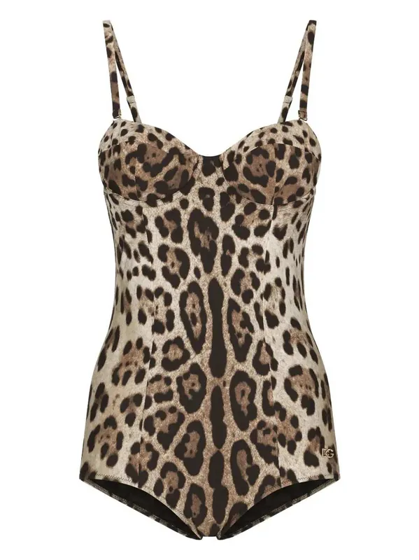Leopard Swimsuit - Dolce & Gabbana