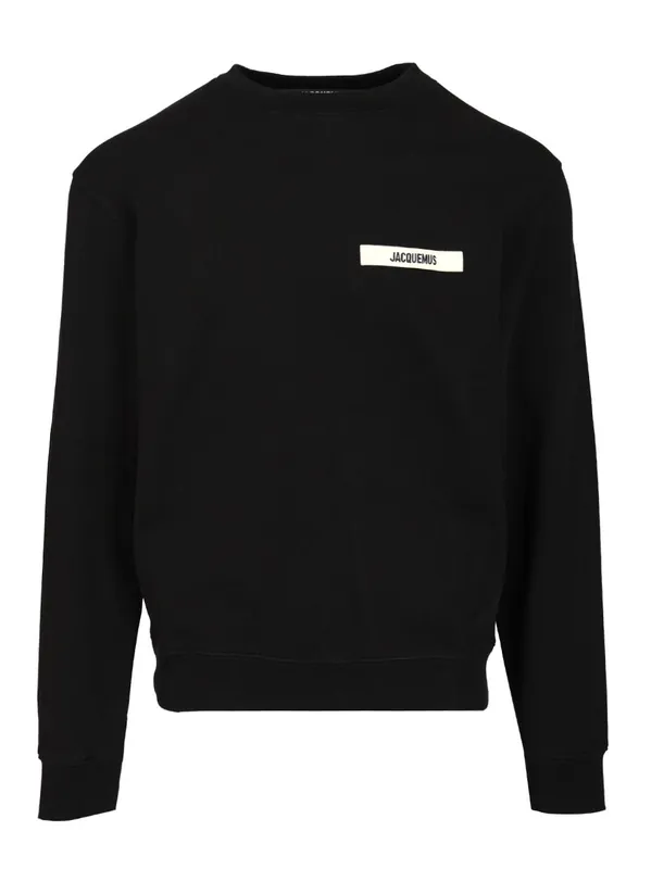 Cotton Sweatshirt Sweatshirts Black - Jacquemus