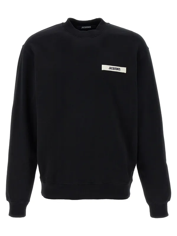 Le Gros Grain Sweatshirt Black - Jacquemus