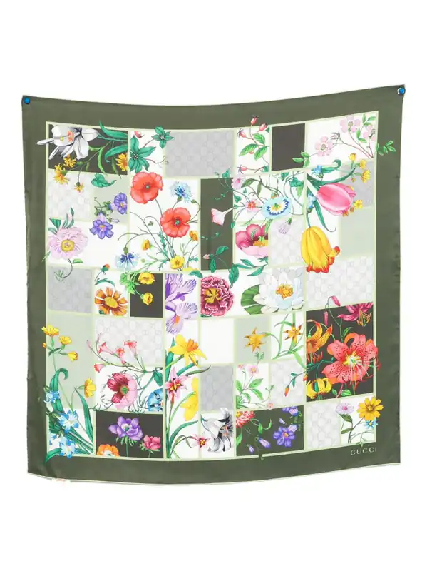 Printed Silk Foulard - Gucci