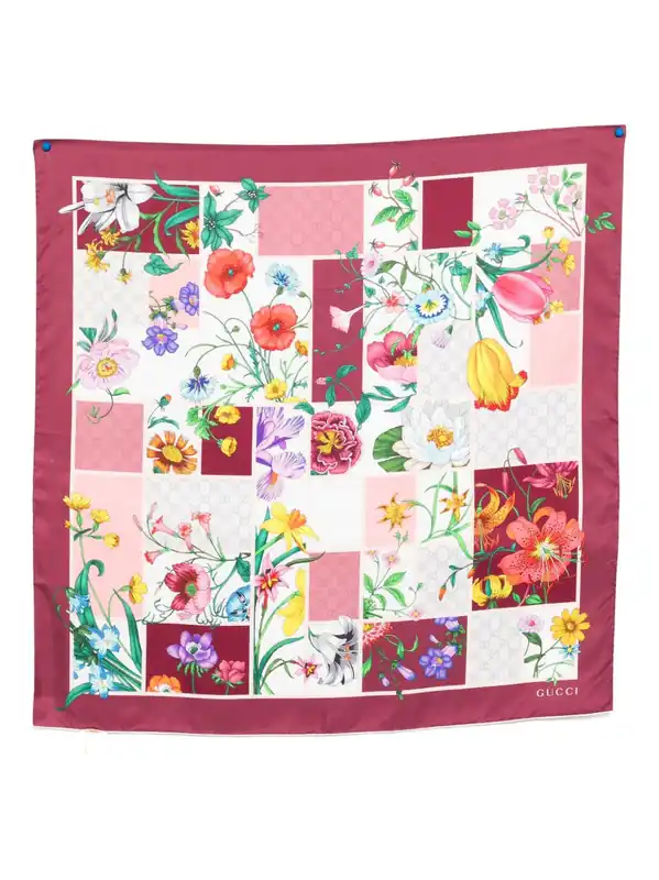 Printed Silk Foulard - Gucci