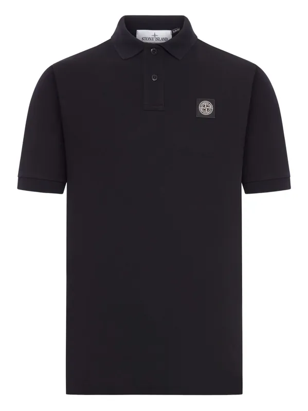 Logo Cotton Polo Shirt - Stone Island
