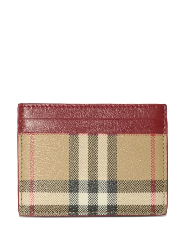 Check Credit Card Case - Burberry