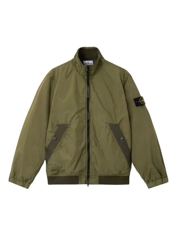 Wool And Nylon Bomber Jacket - Stone Island