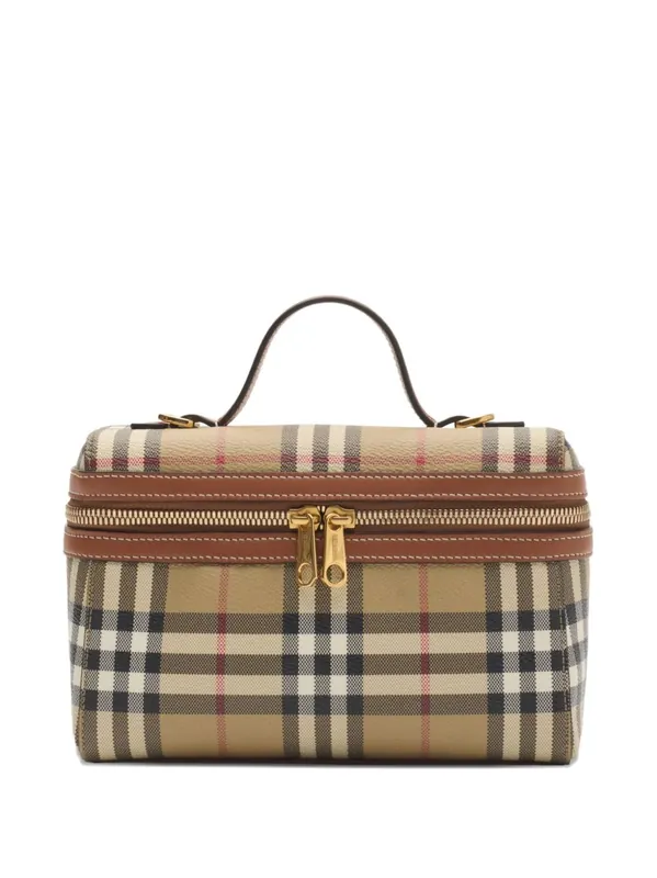 Check Vanity Case - Burberry