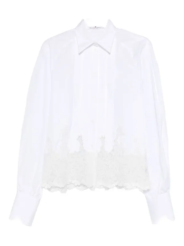 Cotton Embroidered Shirt - Ermanno Scervino