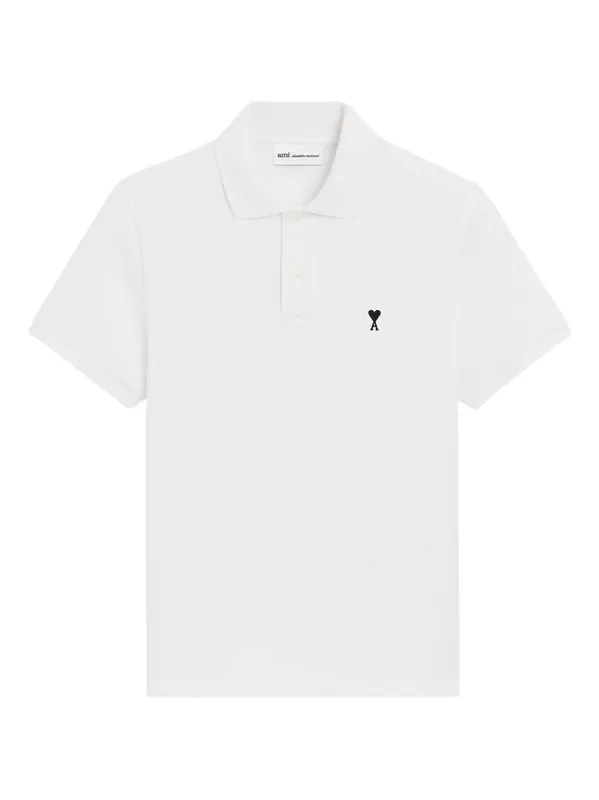 Ami De Coeur Cotton Polo Shirt - Ami Paris