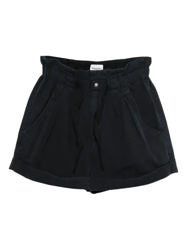 Nirma Cotton And Linen Canvas Shorts - Isabel Marant ÉToile