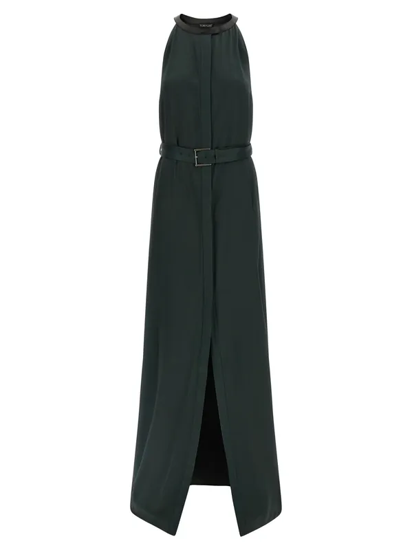 American Neckline Dress Dresses Green - Tom Ford