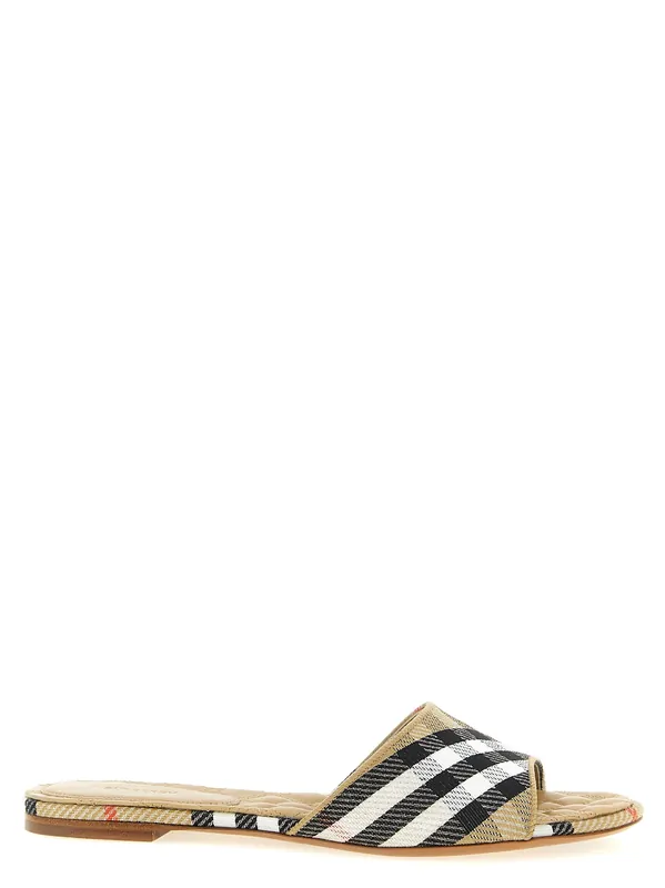 Sloane Sandals Beige - Burberry
