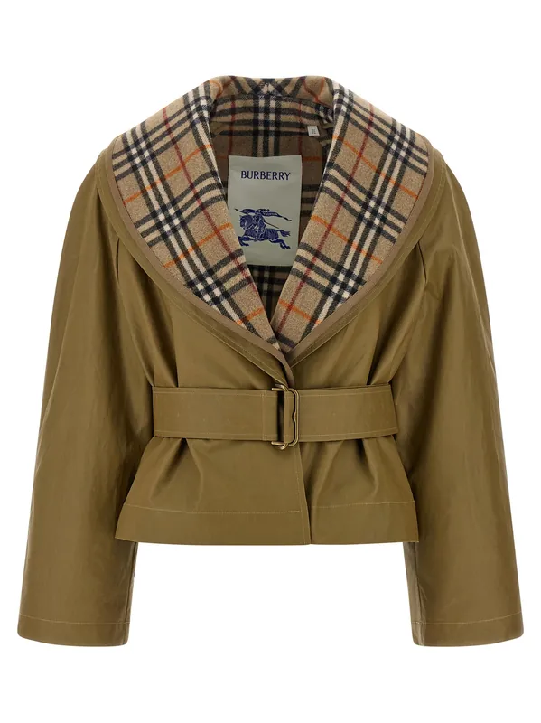 Carlton Puffer Jackets Brown - Burberry