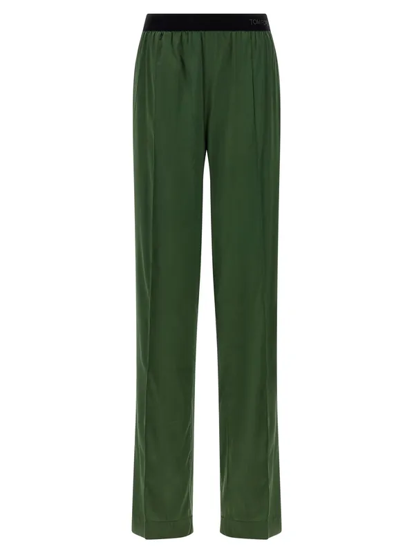 Silk Pants Green - Tom Ford