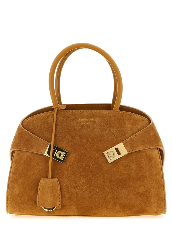 Hug Th S Hand Bags Beige - Ferragamo