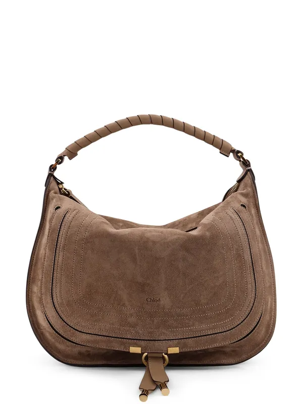 Marcie Suede Shoulder Bag - Chloé