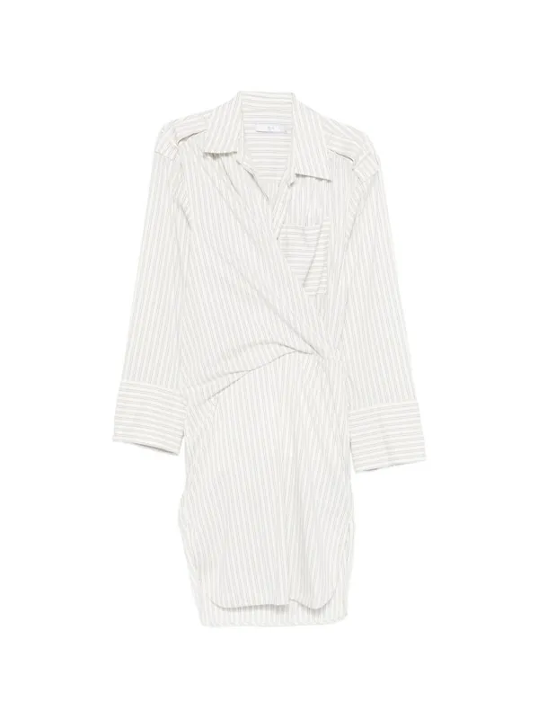 Lazul Striped Cotton Dress - Iro