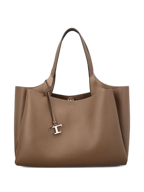 Medium Leather Tote Bag - Tod's