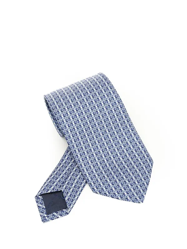 Silk Tie Ties And Bow Ties Light Blue - Ferragamo