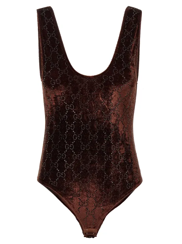 Gg Tops Brown - Gucci