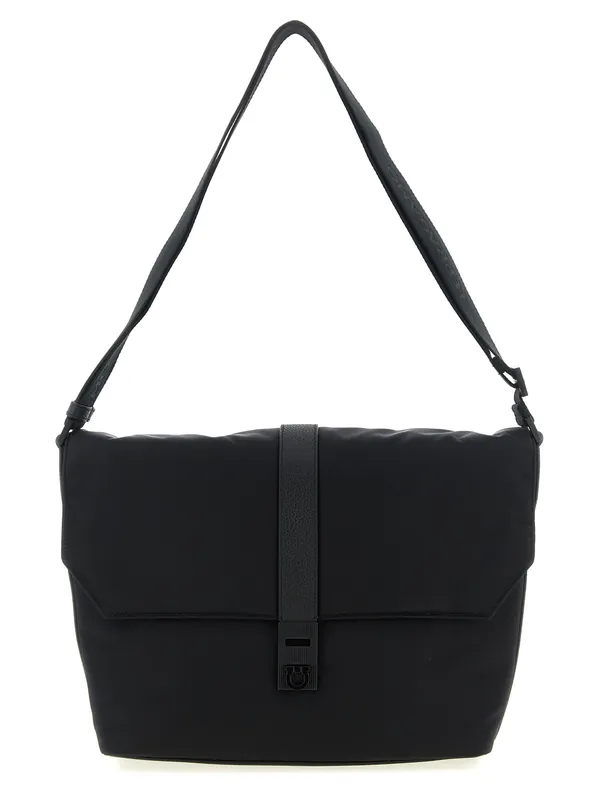 Twins Crossbody Bags Black - Ferragamo