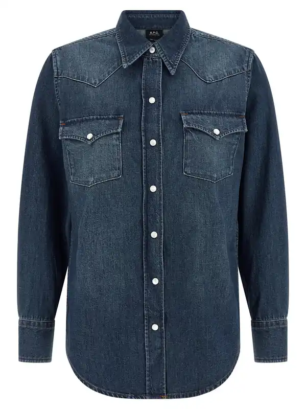 Western Shirt And Blouse Blue - A.P.C.