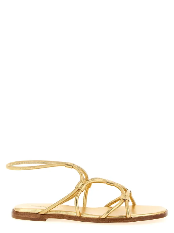 G32574 Sandals Gold - Gianvito Rossi