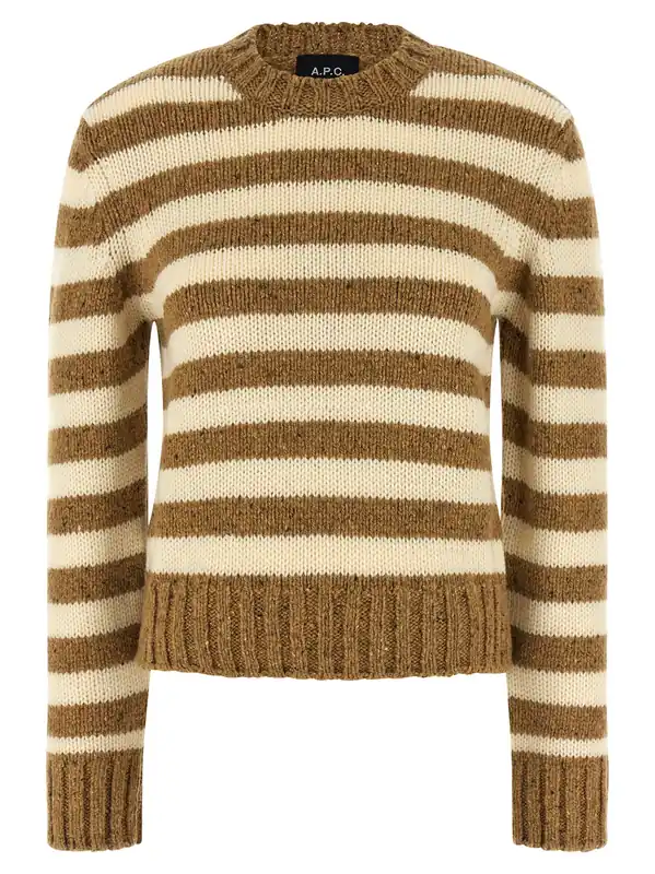 Striped Sweater Sweaters And Cardigans Brown - A.P.C.