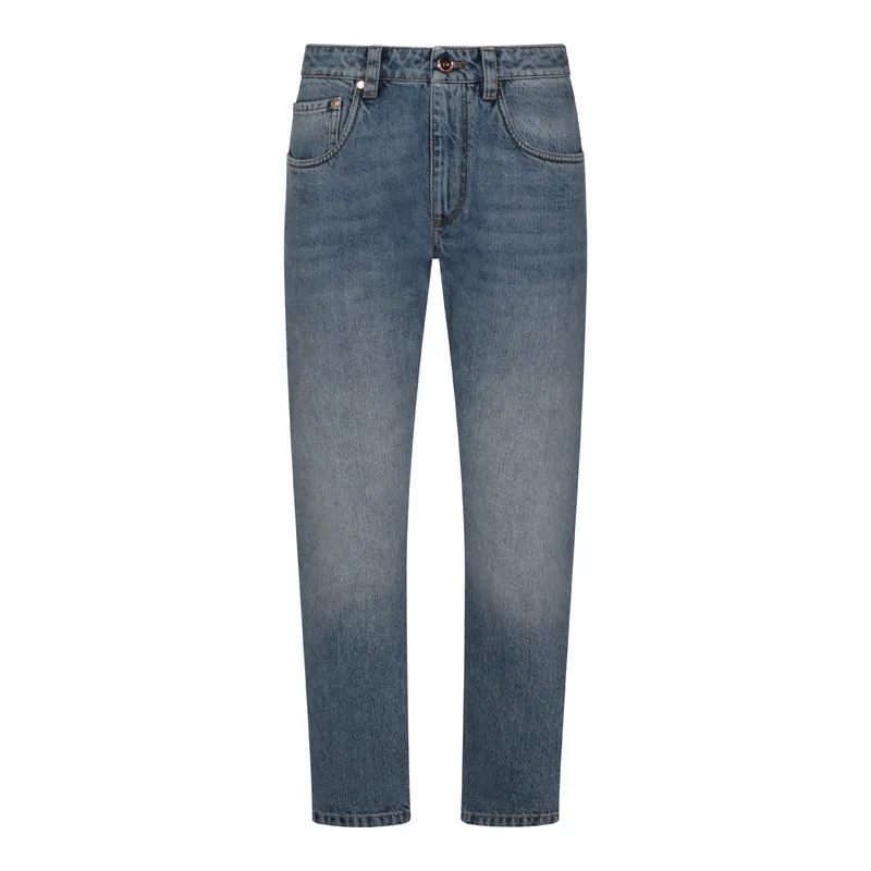 Jeans Dark Wash Denim - Brunello Cucinelli