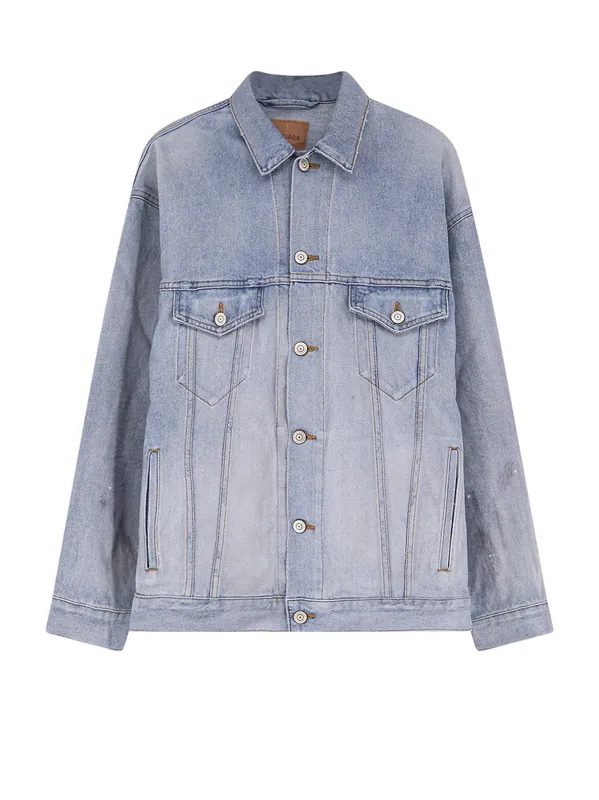 Washed Out Denim Jacket - Balenciaga