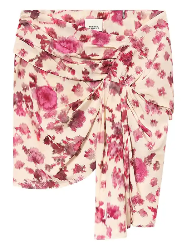 Ovia Printed Silk Skirt - Isabel Marant