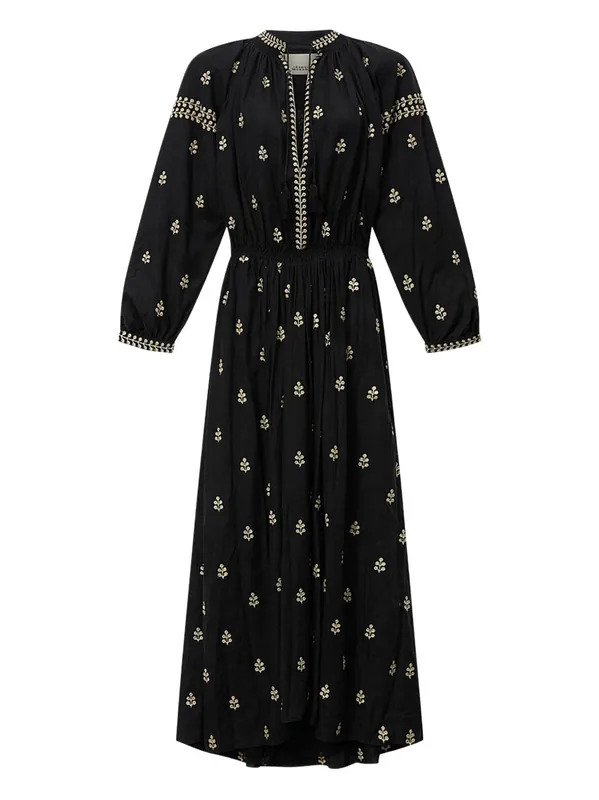 Rodilia Silk Long Dress - Isabel Marant