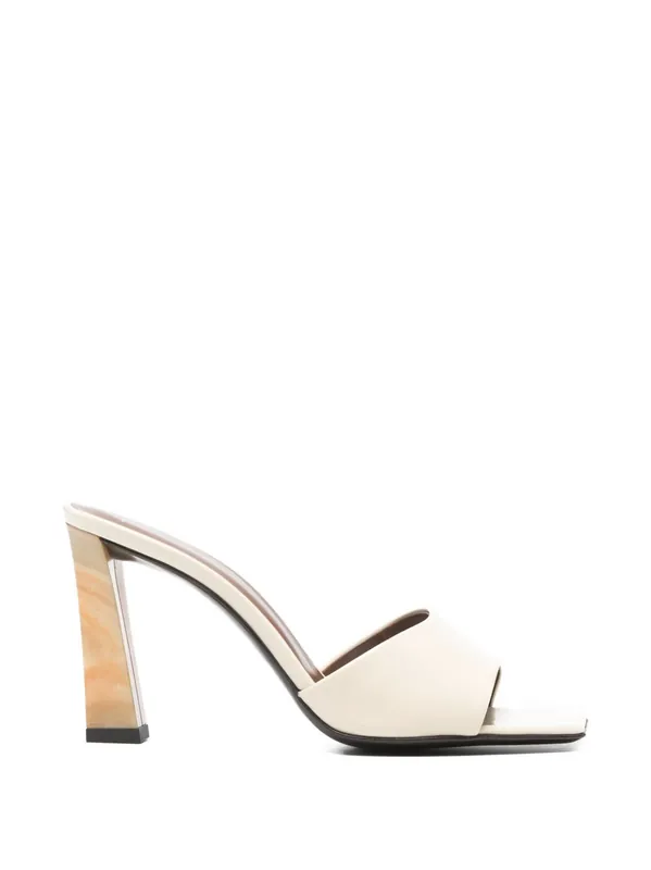 Talia Leather Mules - Giuseppe Zanotti