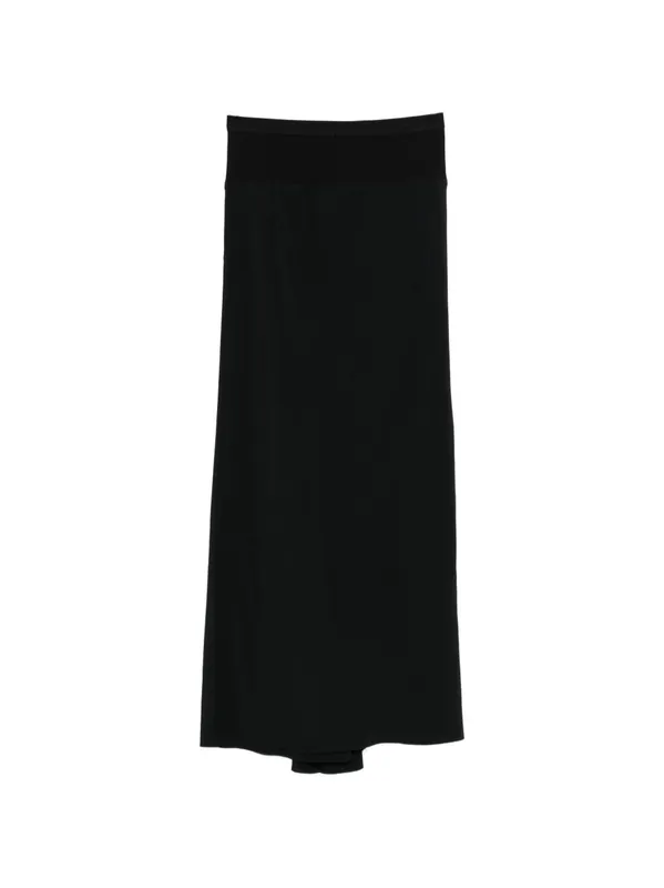 Cotton Blend Midi Skirt - Rick Owens