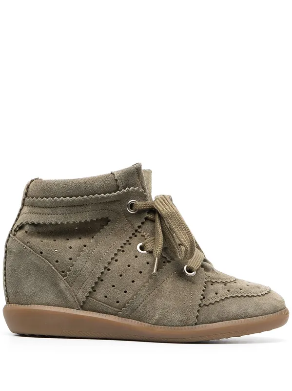 Bobby Leather Sneakers - Isabel Marant
