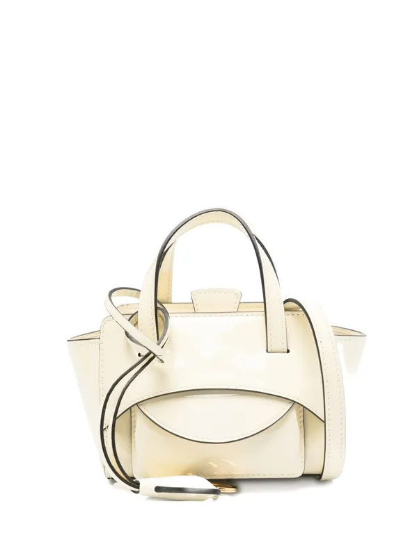 Flap Xs Leather Tote Bag - Hidesins