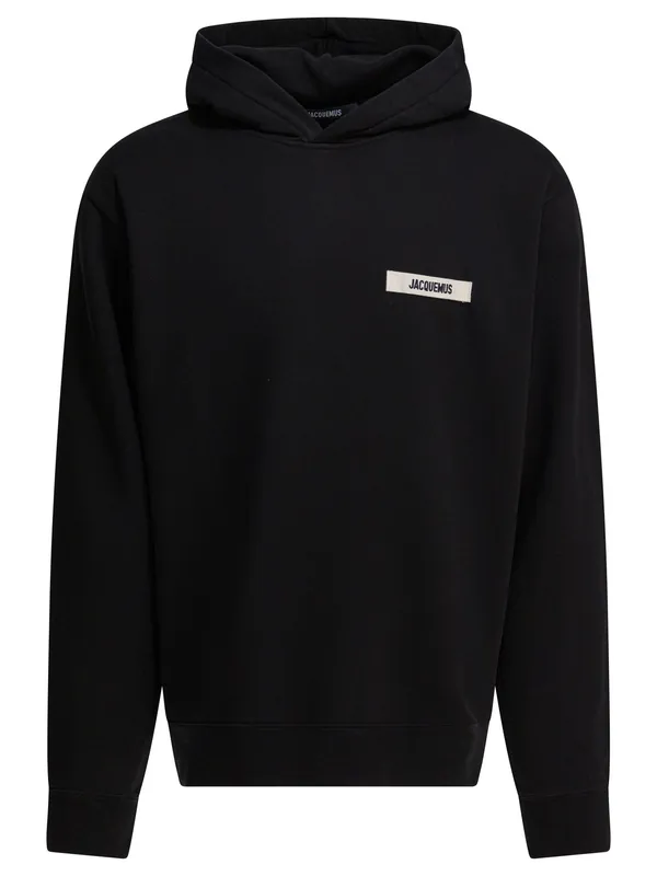 Gros Grain Sweatshirts Black - Jacquemus