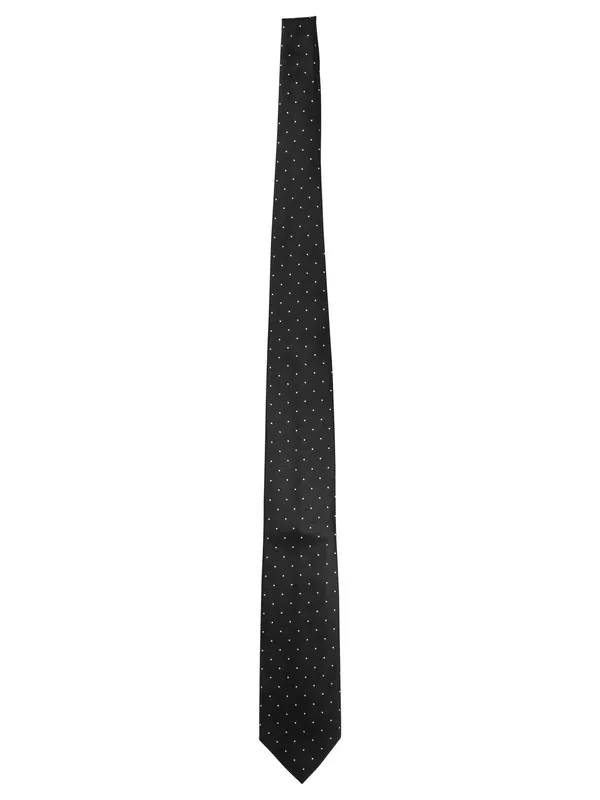 Polka Dot Silk Tie Ties & Bow Ties Black - Tom Ford