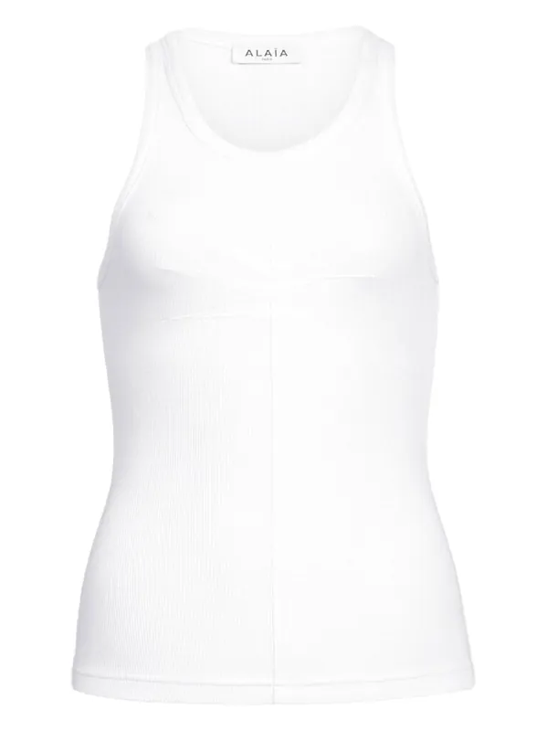 Darts Cotton Tank Top - Alaïa