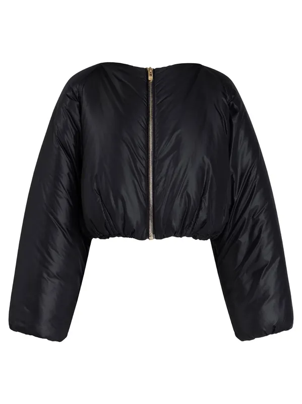 Nylon Pleated Bomber - Alaïa