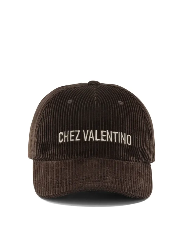 Chez Valentino Hats Brown - Valentino Garavani